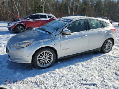 2012 Ford FOCUS BEV, silver — VIN 1FAHP3R45CL411487, Copart