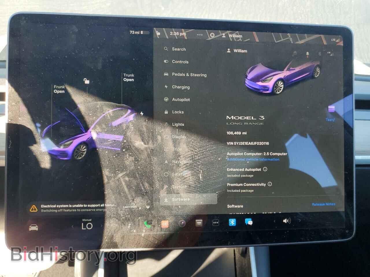 2018 TESLA MODEL 3 - VIN: 5YJ3E1EA6JF020116 - Photo 9