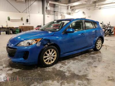 2012 Mazda 3 I, синий — VIN JM1BL1L7XC1646918, Copart