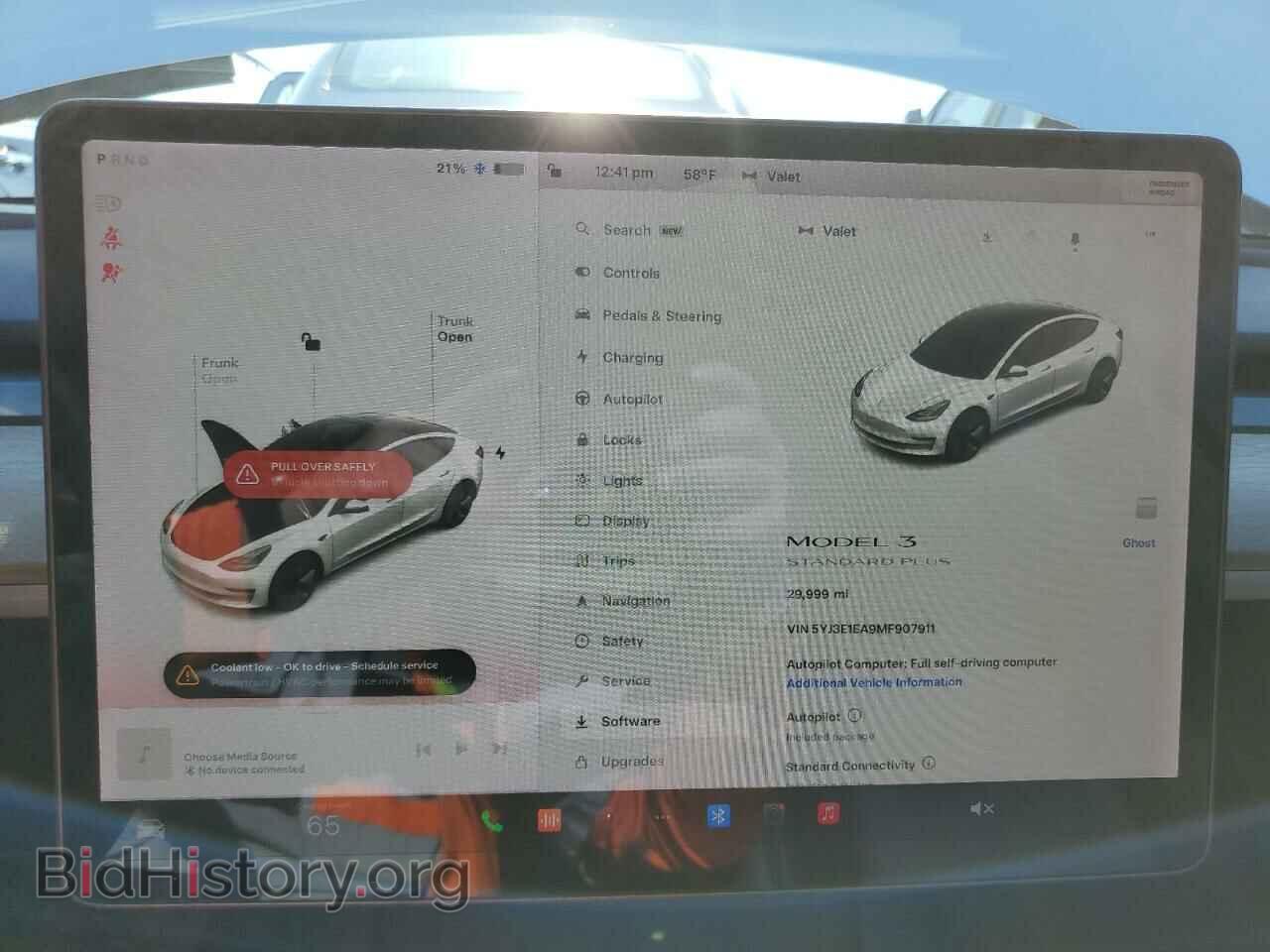 2021 TESLA MODEL 3 - VIN: 5YJ3E1EA9MF907911 - Фото 9