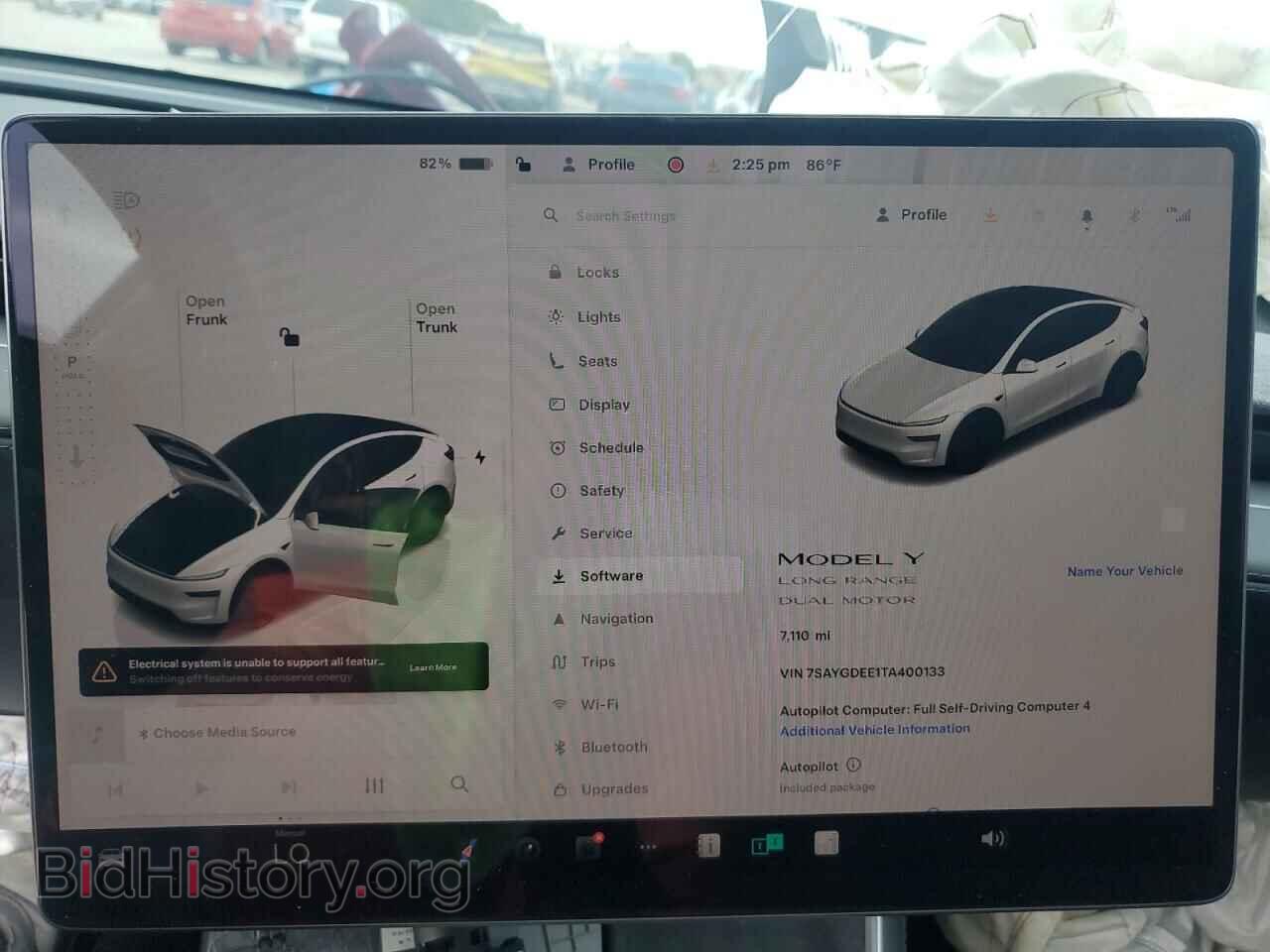 2026 TESLA MODEL Y - VIN: 7SAYGDEE1TA400133 - Фото 9
