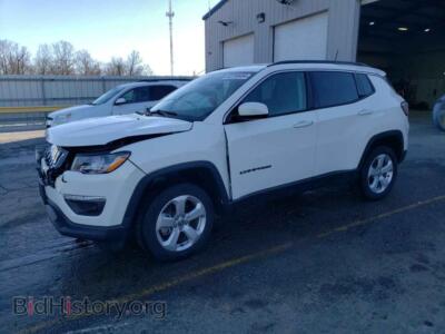 2020 Jeep COMPASS Latitude, белый — VIN 3C4NJDBB5LT137502, Copart