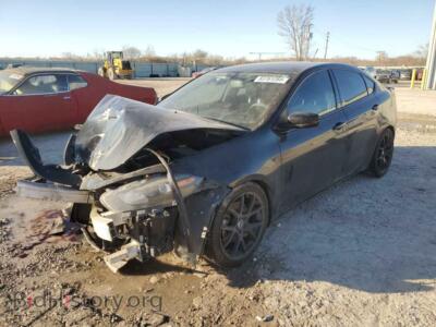 2014 Dodge DART SXT, black — VIN 1C3CDFBB6ED669722, Copart