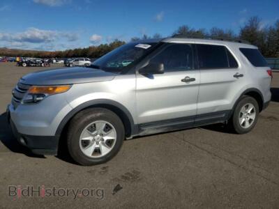2013 Ford EXPLORER, silver — VIN 1FM5K7B89DGA09672, Copart