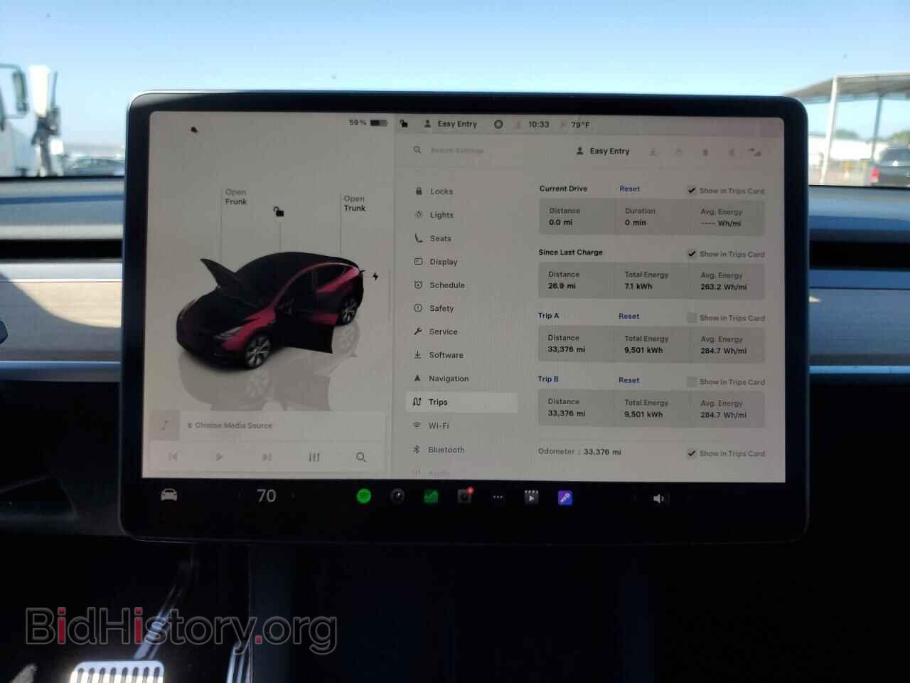2023 TESLA MODEL Y - VIN: 7SAYGDEEXPF829201 - Photo 9
