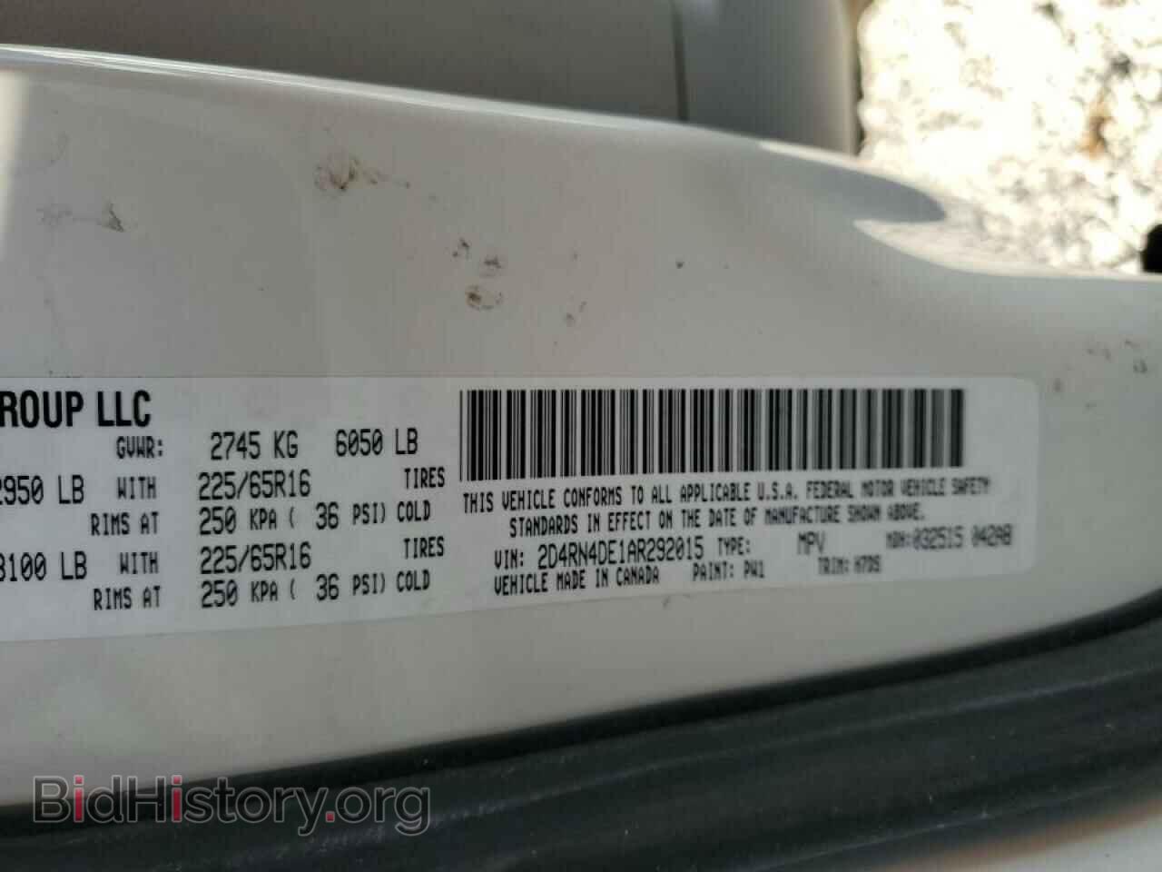 2010 DODGE CARAVAN - VIN: 2D4RN4DE1AR292015 - Фото 12