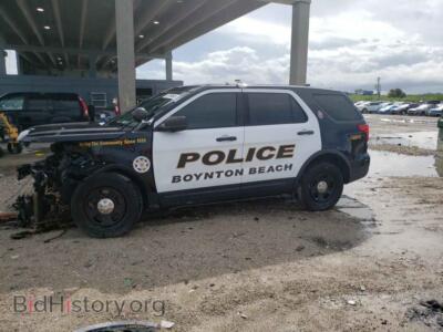 2018 Ford EXPLORER Police Interceptor, two-tone — VIN 1FM5K8AR4JGB46367, Copart