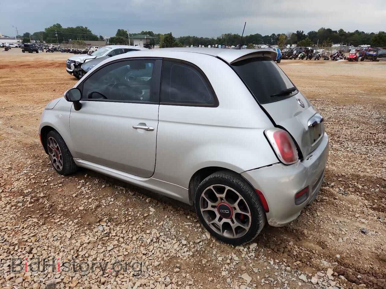 2013 FIAT 500 - VIN: 3C3CFFBR3DT543849 - Фото 2
