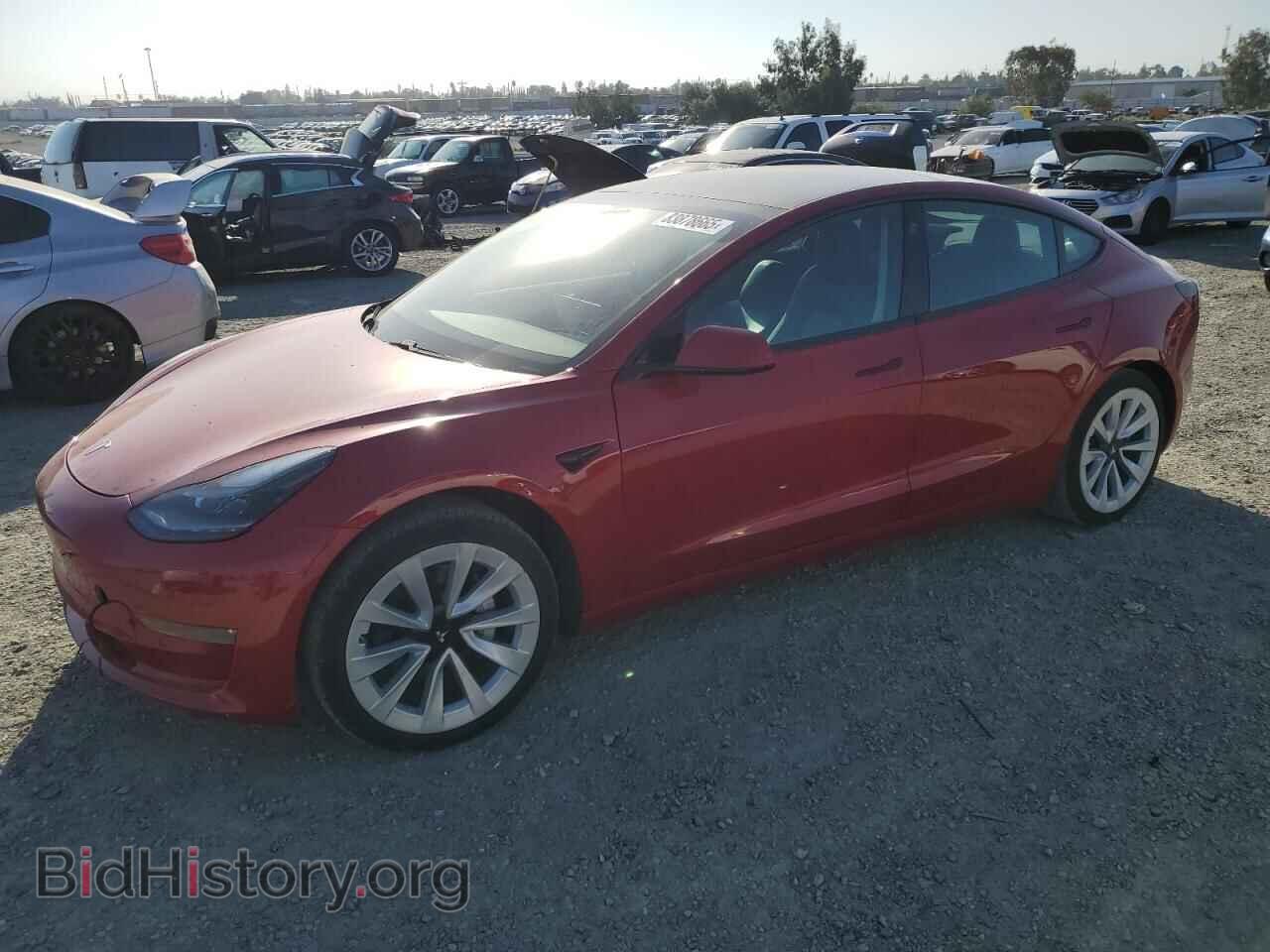 Photo 5YJ3E1EA4MF078455 - TESLA MODEL 3 2021