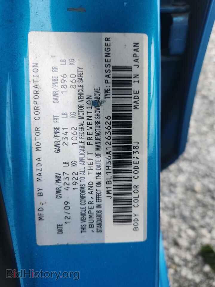 2010 MAZDA ALL OTHER - VIN: JM1BL1H36A1263626 - Фото 12