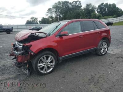 2013 Ford EDGE Limited, красный — VIN 2FMDK3KC8DBA82449, Copart