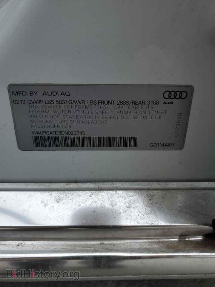 2013 AUDI A8 - VIN: WAURGAFD8DN023745 - Фото 12