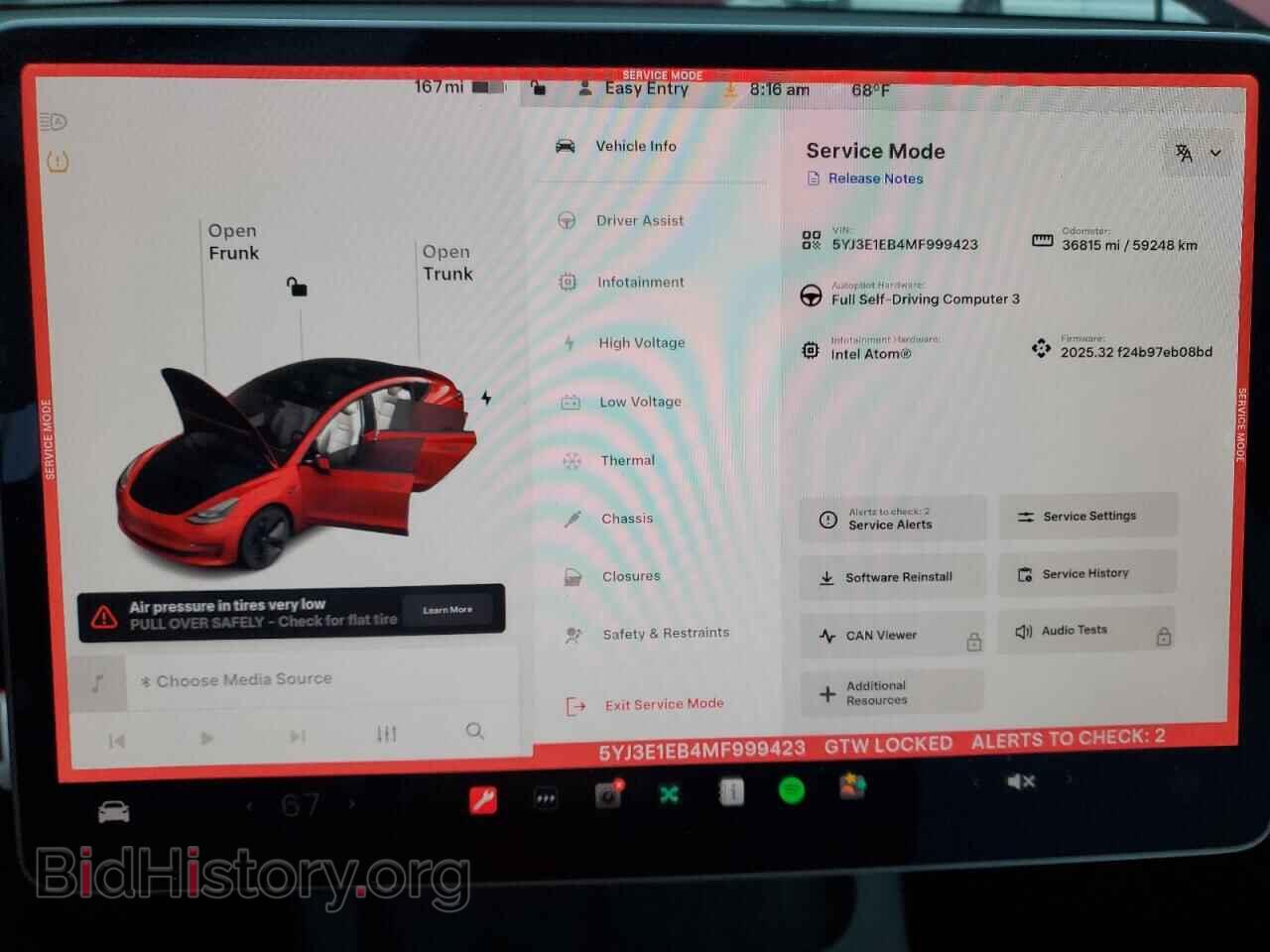 2021 TESLA MODEL 3 - VIN: 5YJ3E1EB4MF999423 - Фото 9