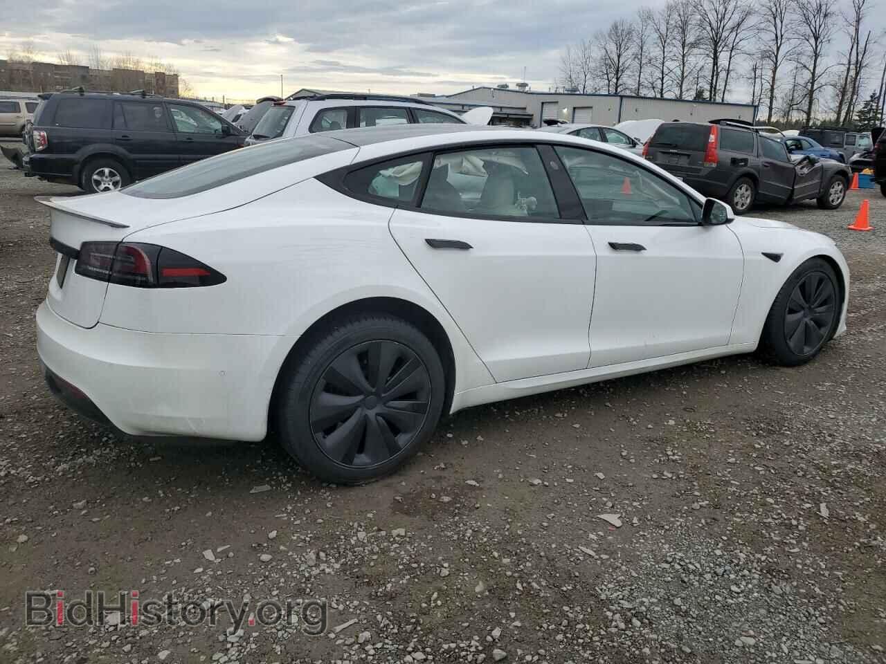 2022 TESLA MODEL S - VIN: 5YJSA1E57NF483351 - Фото 3
