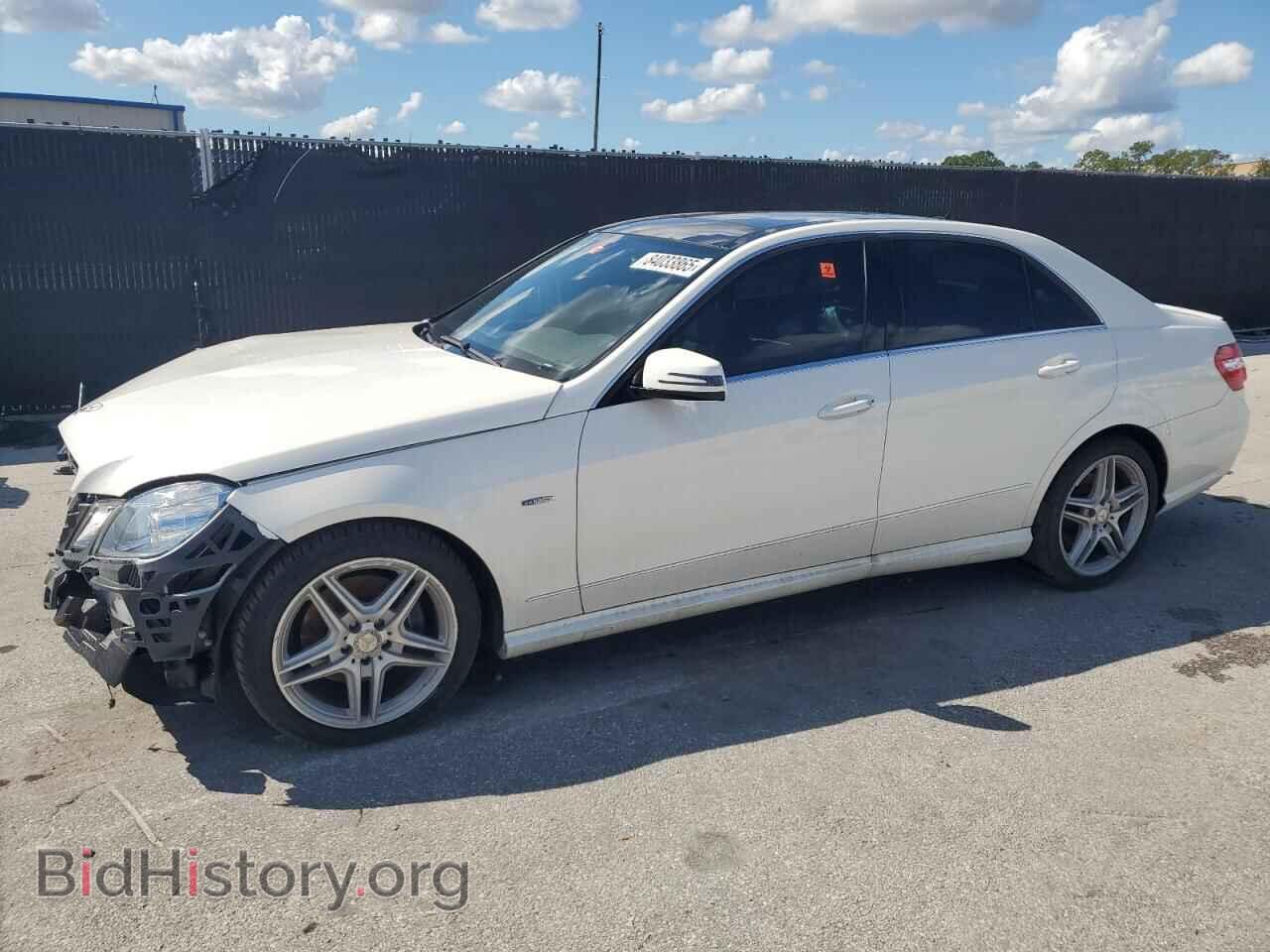 Photo WDDHF5KB8CA544571 - MERCEDES-BENZ E-CLASS 2012