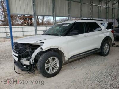 2021 Ford EXPLORER XLT, white — VIN 1FMSK8DH4MGB78178, Copart