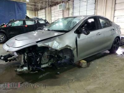 2015 Dodge DART SXT, silver — VIN 1C3CDFBB8FD421702, Copart