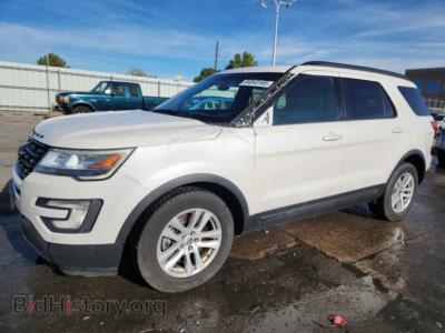 2017 Ford EXPLORER XLT, белый — VIN 1FM5K8D84HGE11527, Copart