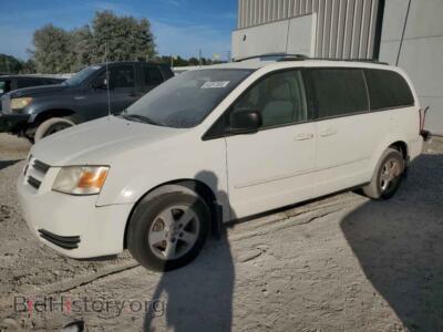 2010 Dodge CARAVAN Hero, white — VIN 2D4RN3D18AR455637, Copart