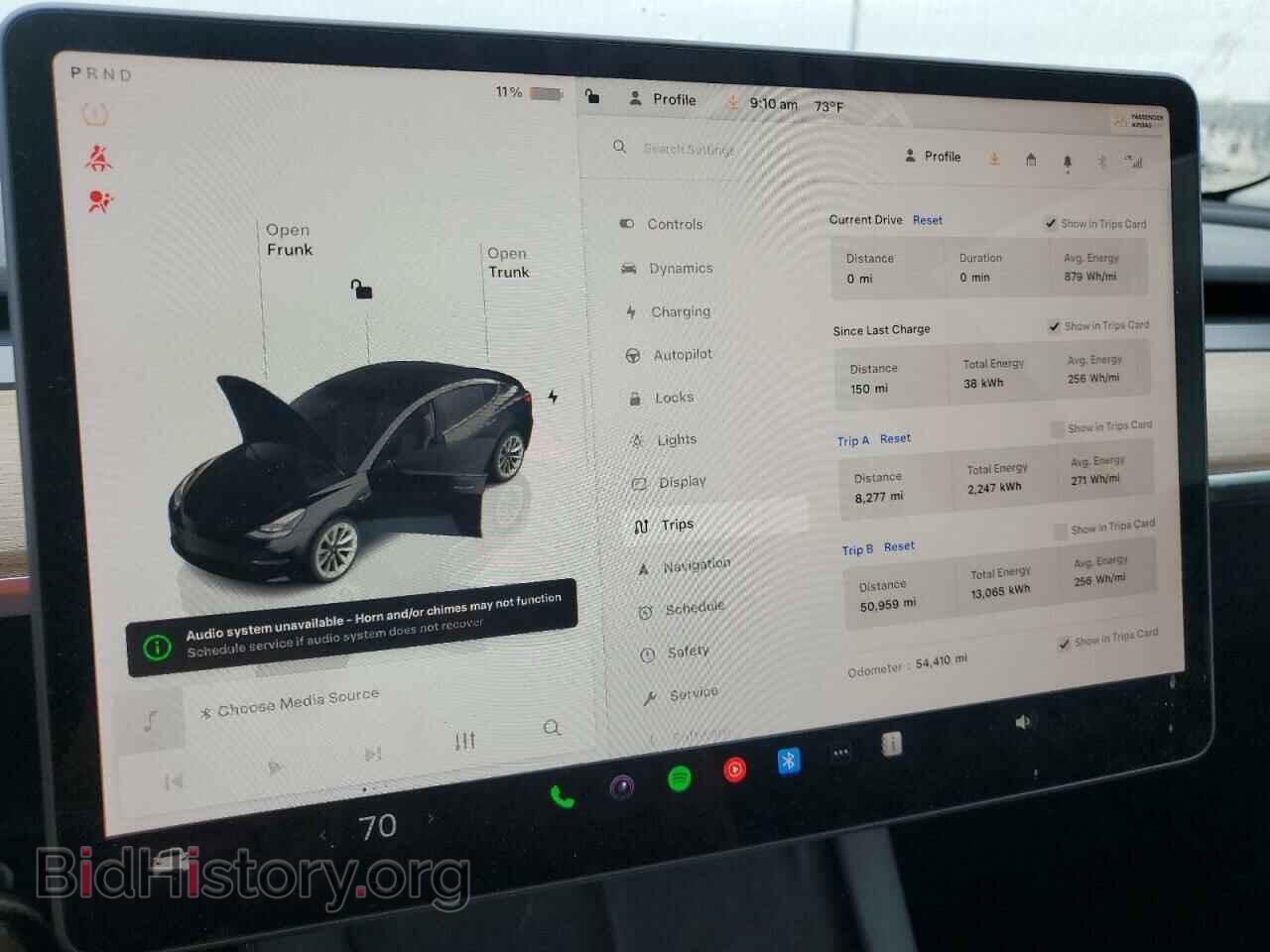 2022 TESLA MODEL 3 - VIN: 5YJ3E1EA7NF372398 - Фото 9