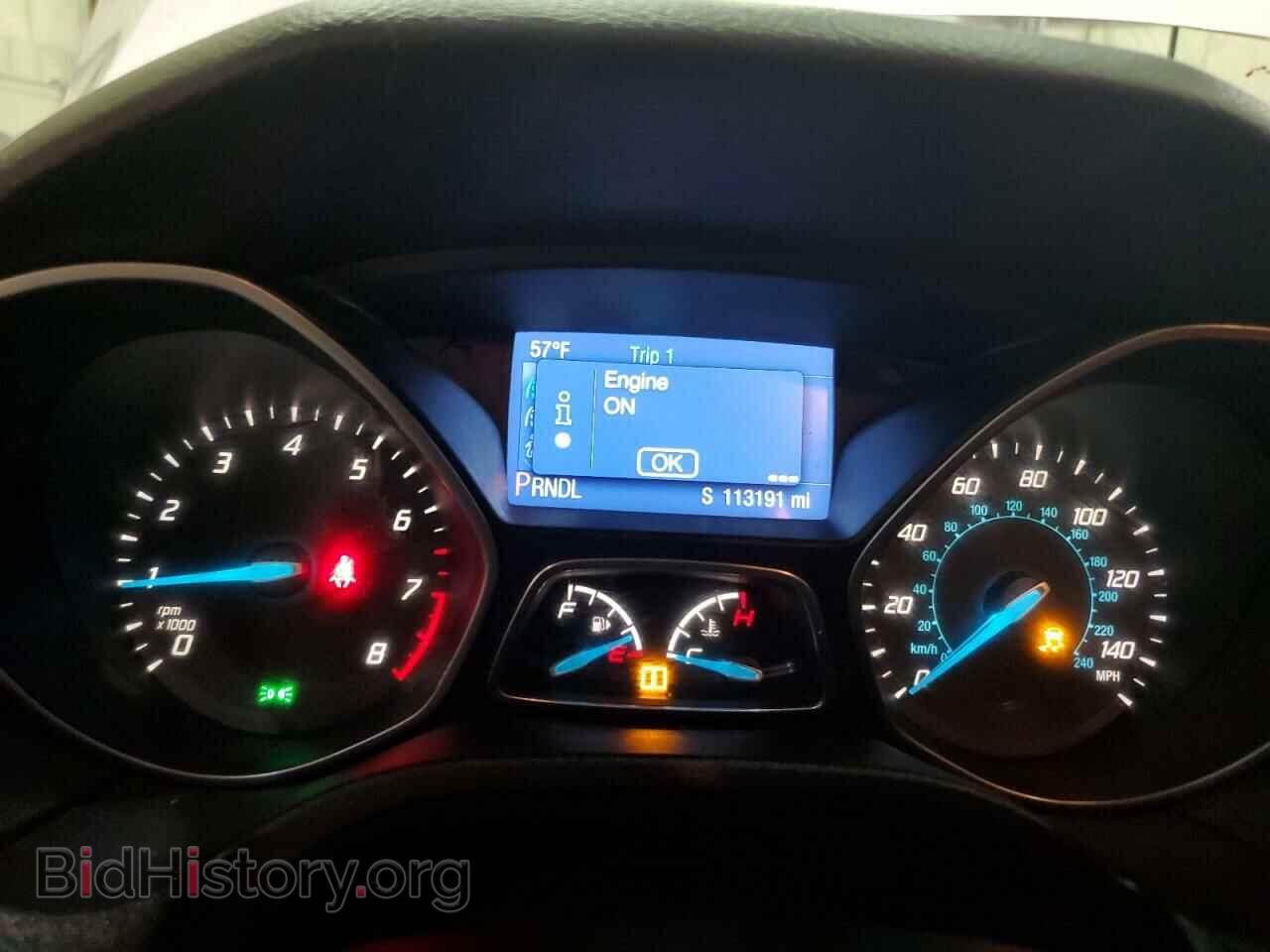 2014 FORD FOCUS - VIN: 1FADP3F22EL206651 - Фото 9