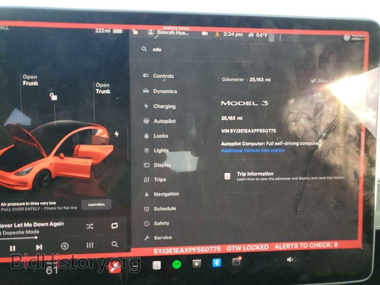 2023 TESLA MODEL 3 - VIN: 5YJ3E1EAXPF550775 - Фото 9