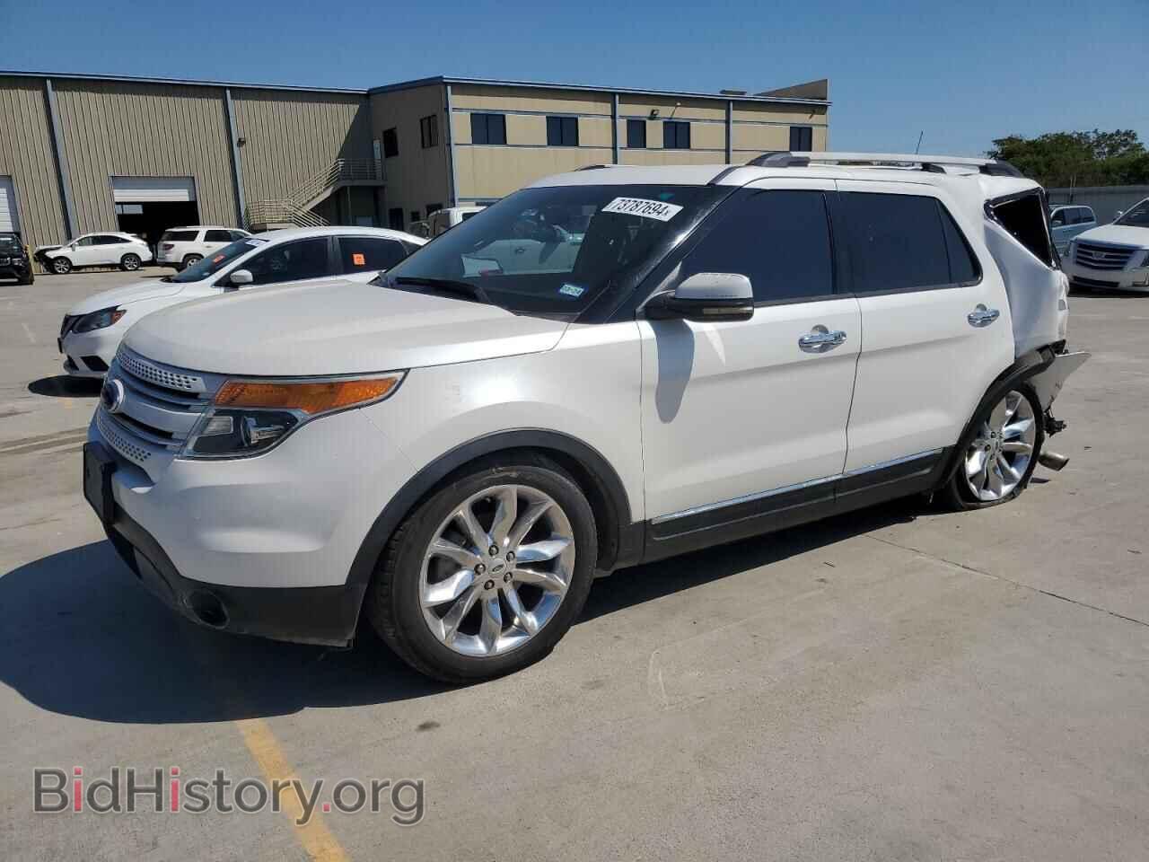 2013 Ford EXPLORER Limited (VIN 1FM5K7F84DGA87805) — фото 1 из 12, Copart, повреждение: задняя часть