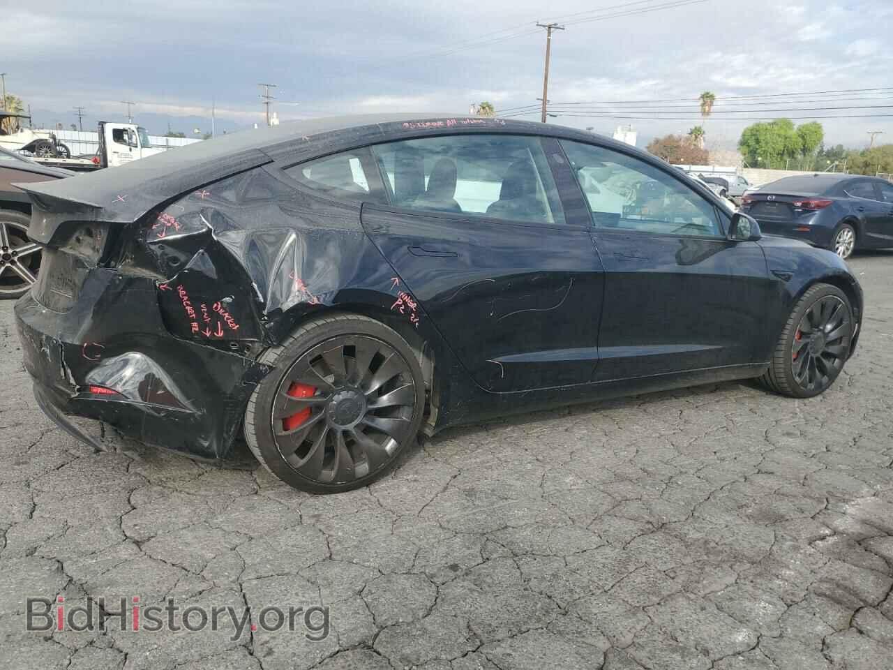 2022 TESLA MODEL 3 - VIN: 5YJ3E1EC0NF298758 - Фото 3