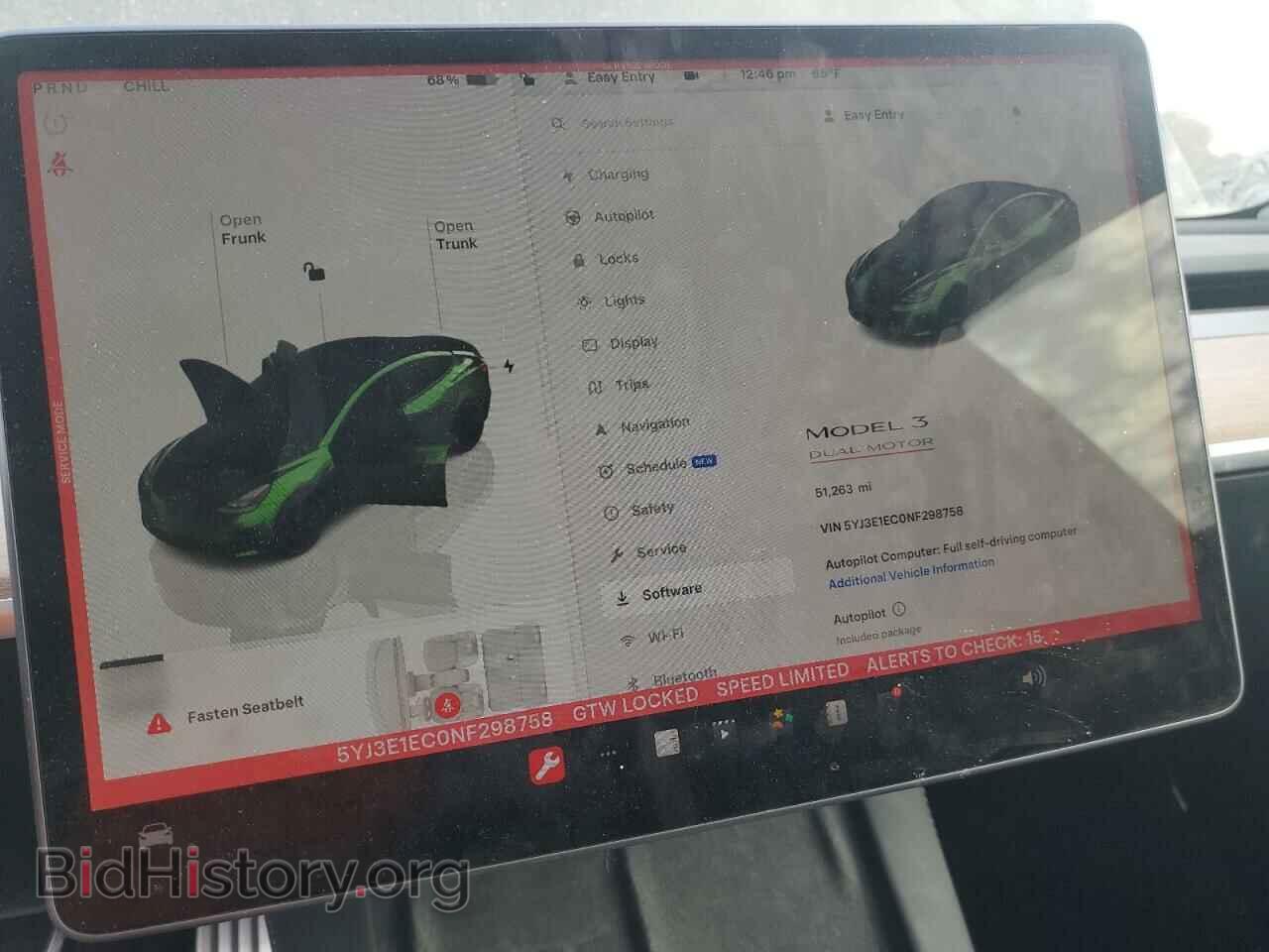 2022 TESLA MODEL 3 - VIN: 5YJ3E1EC0NF298758 - Фото 9