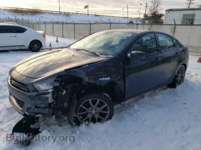 2014 Dodge DART SXT, gray — VIN 1C3CDFBB1ED683320, Copart