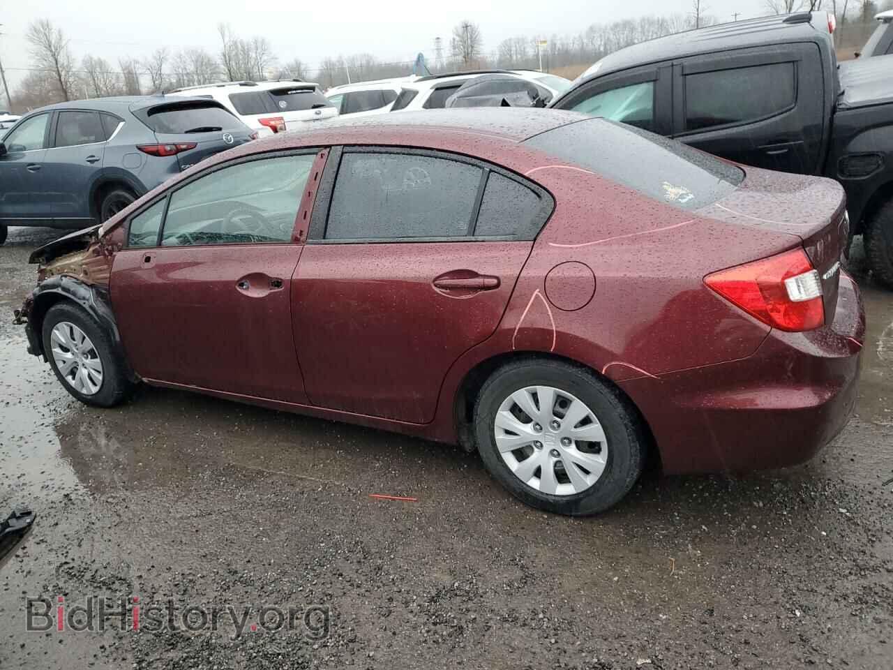 2012 HONDA CIVIC - VIN: 2HGFB2F57CH553233 - Фото 2