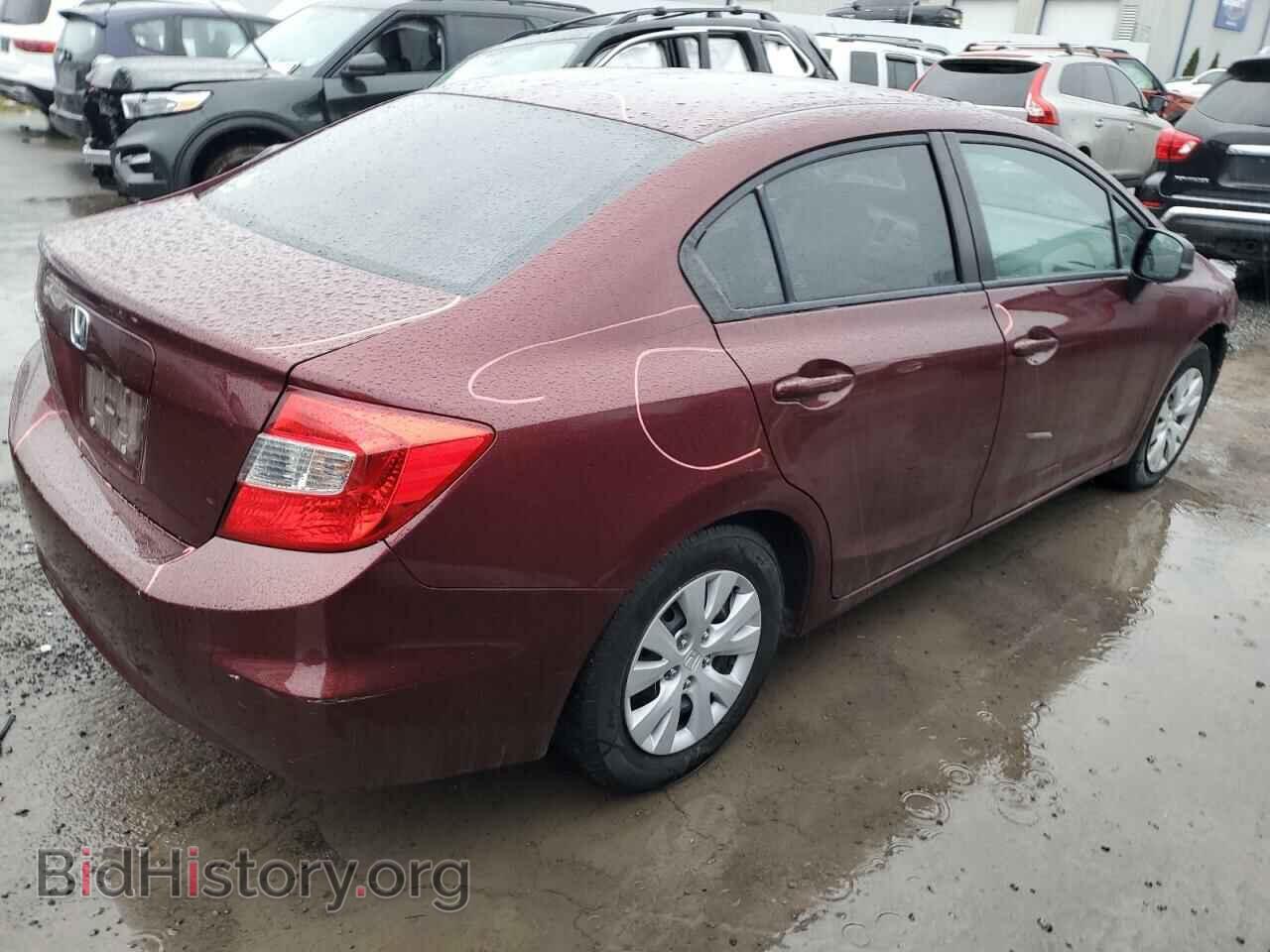 2012 HONDA CIVIC - VIN: 2HGFB2F57CH553233 - Фото 3