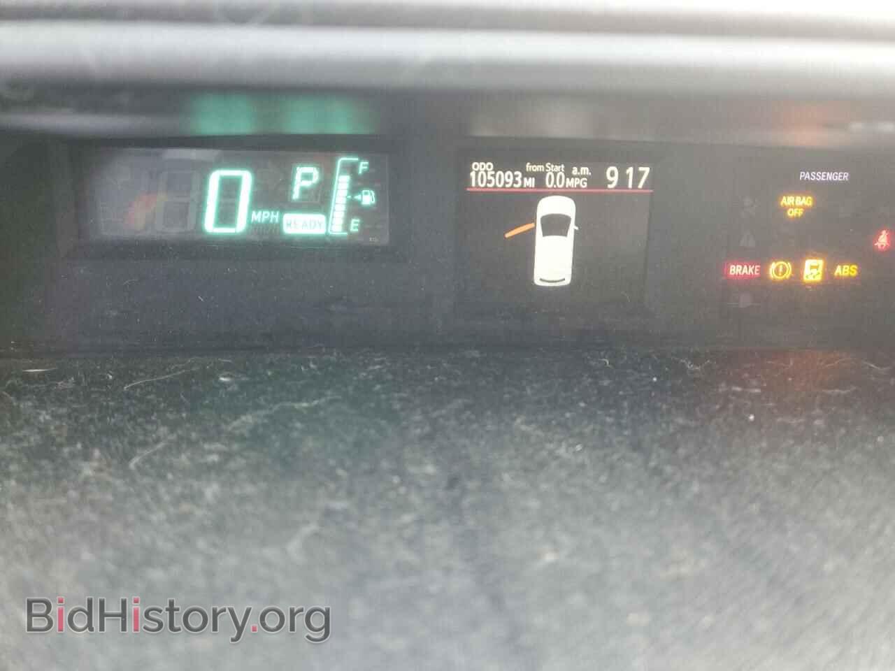 2012 TOYOTA PRIUS - VIN: JTDKDTB30C1019734 - Фото 9