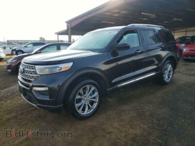 2022 Ford EXPLORER Limited, black — VIN 1FMSK8FH4NGA30997, Copart