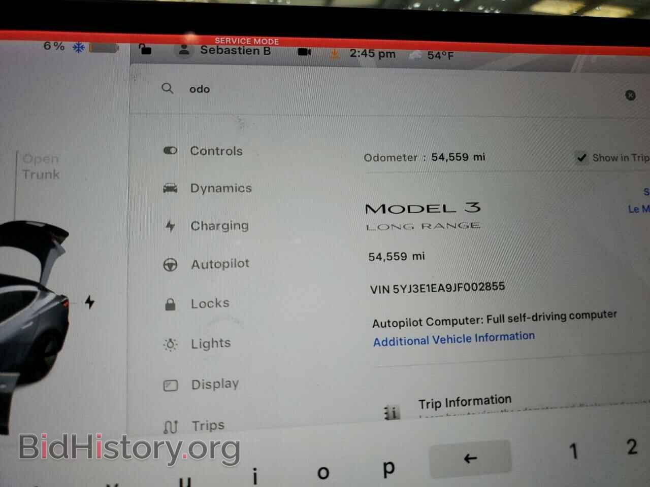 2018 TESLA MODEL 3 - VIN: 5YJ3E1EA9JF002855 - Photo 9
