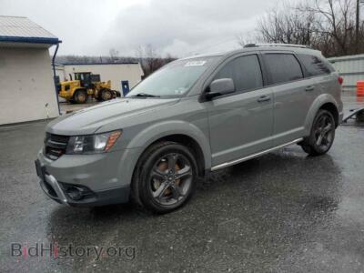 2019 Dodge JOURNEY Crossroad, gray — VIN 3C4PDCGG9KT857771, Copart