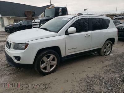 2014 Jeep COMPASS Latitude, белый — VIN 1C4NJCEA4ED680149, Copart