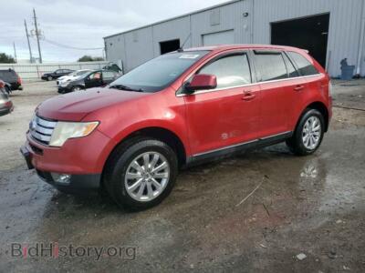 2008 Ford EDGE Limited, red — VIN 2FMDK39C88BB42435, Copart