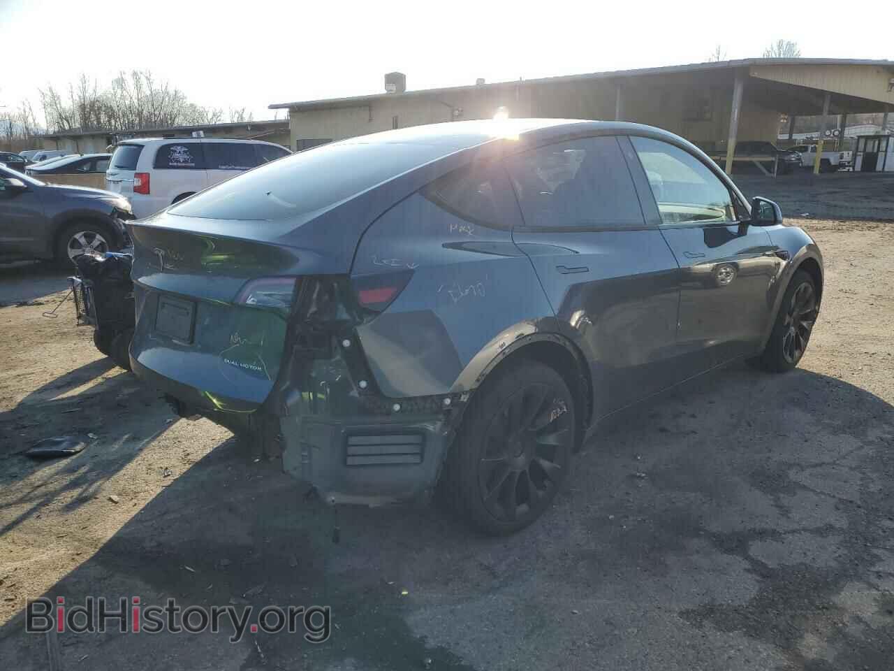 2022 TESLA MODEL Y - VIN: 7SAYGDEEXNA014037 - Фото 3