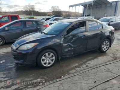 2013 Mazda 3 I, черный — VIN JM1BL1U76D1702224, Copart