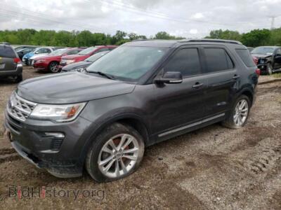 2018 Ford EXPLORER XLT, серый — VIN 1FM5K8D82JGB98969, Copart