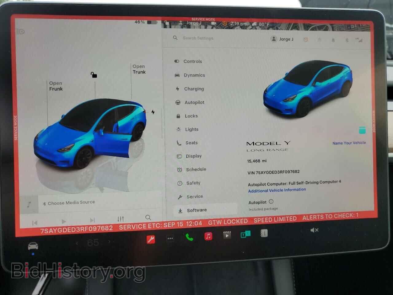 2024 TESLA MODEL Y - VIN: 7SAYGDED3RF097682 - Photo 9