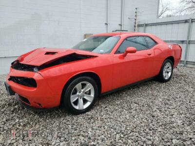 2023 Dodge CHALLENGER SXT, red — VIN 2C3CDZAG3PH517675, Copart