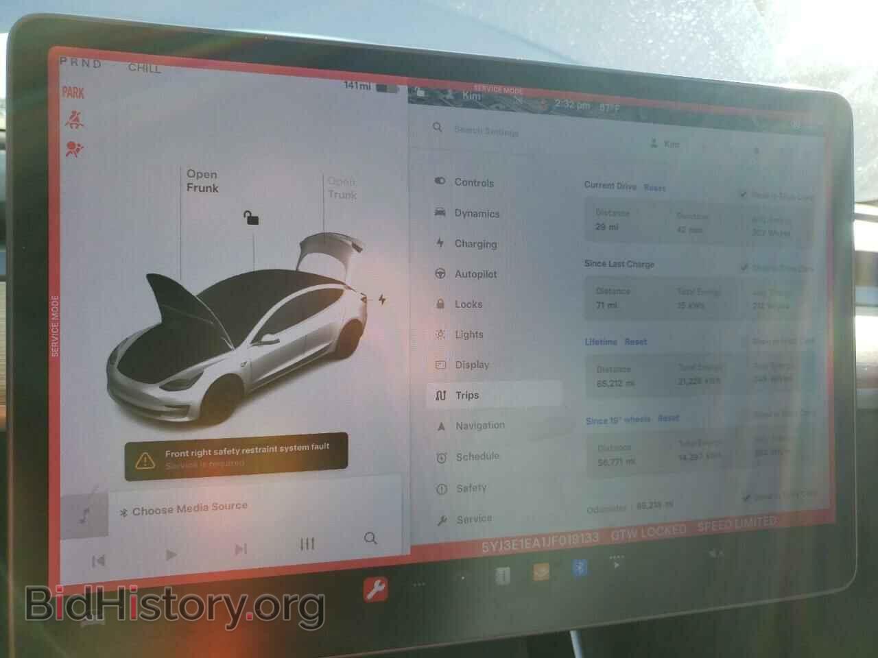 2018 TESLA MODEL 3 - VIN: 5YJ3E1EA1JF019133 - Фото 9