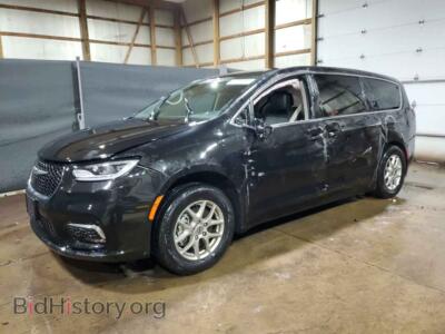 2023 Chrysler PACIFICA Touring L, черный — VIN 2C4RC1BG0PR607739, Copart