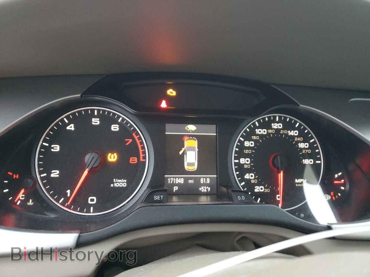 2012 AUDI A4 - VIN: WAUFFAFL0CA097423 - Фото 9