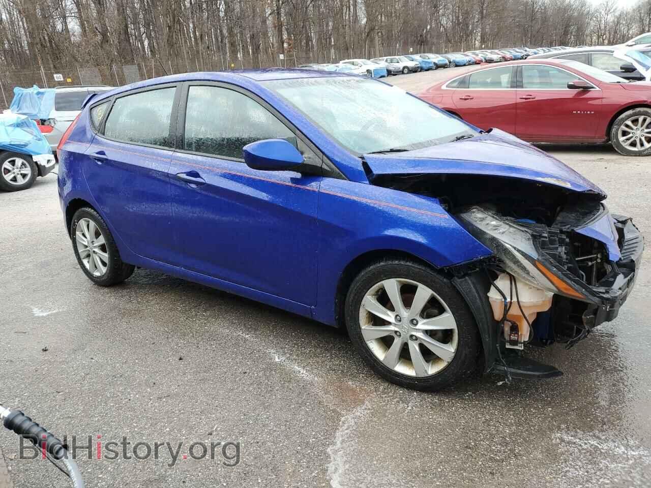 2012 HYUNDAI ACCENT - VIN: KMHCU5AEXCU025280 - Фото 4