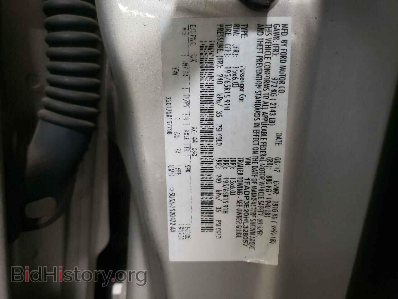 2017 FORD FOCUS - VIN: 1FADP3E20HL328057 - Фото 13