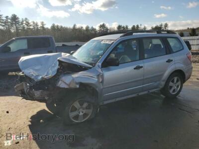 2012 Subaru FORESTER 2.5X, серебристый — VIN JF2SHABC4CH411925, Copart