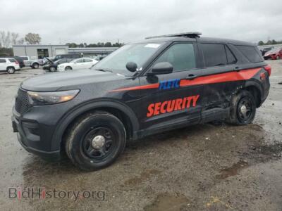 2023 Ford EXPLORER Police Interceptor, black — VIN 1FM5K8AB6PGB12040, Copart